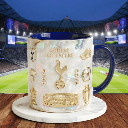 Tottenham Hotspur Blink Accent Mug , Cream Mug Gifts , Holiday Gifts
