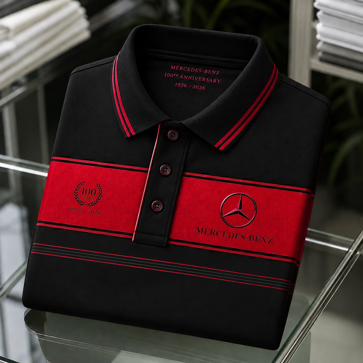 Personalized Merc 100th Edition Collection Shirt (1926-2026)