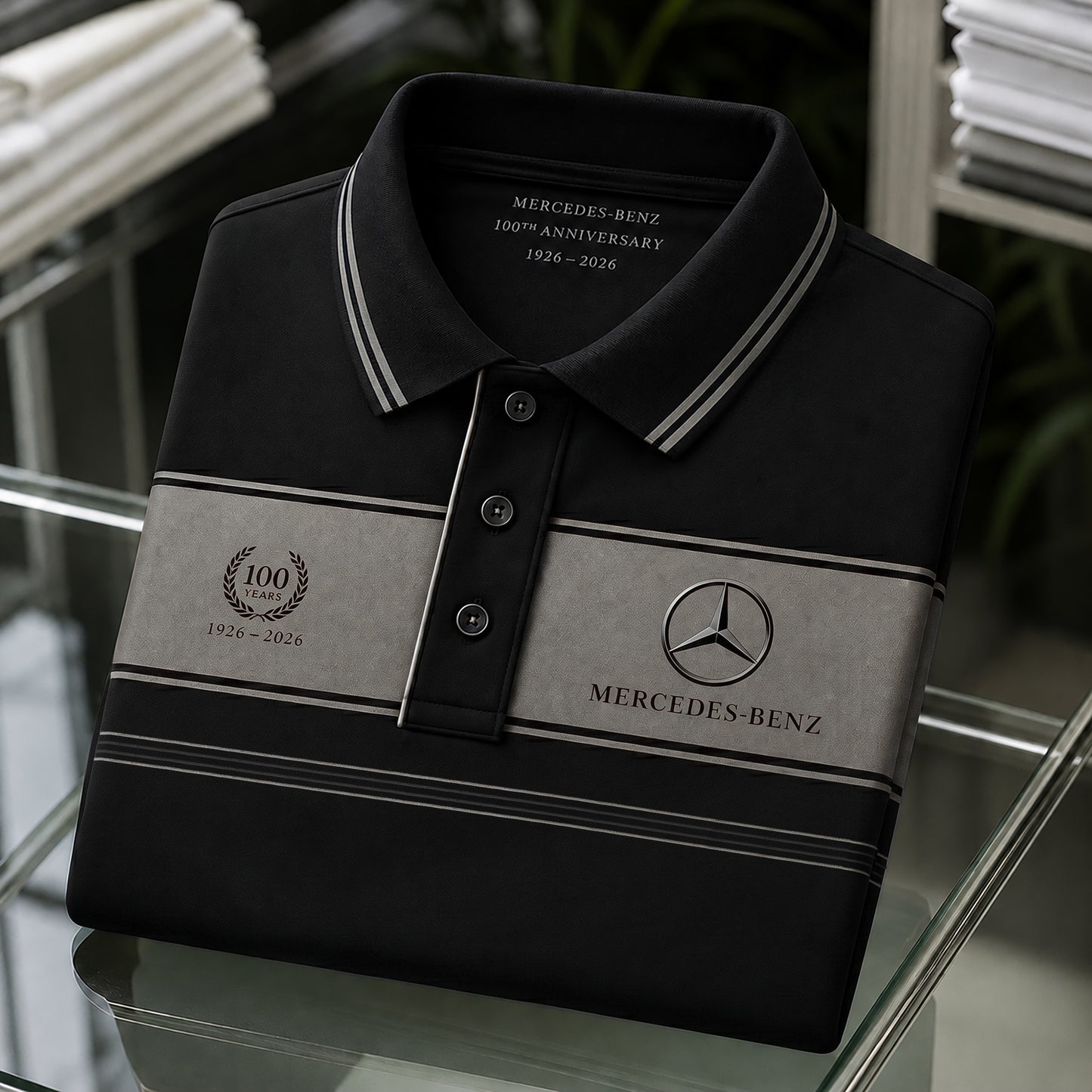 Personalized Merc 100th Edition Collection Shirt (1926-2026)