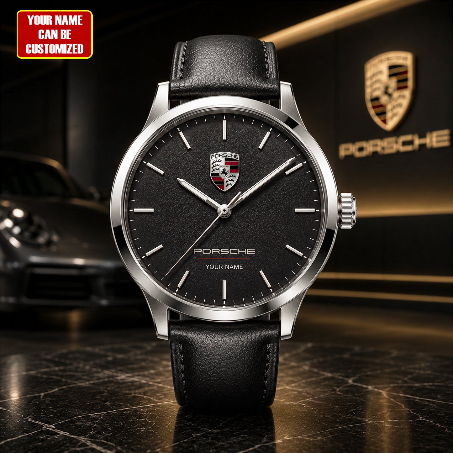 Personalized Pors Louboutin Leather Watch