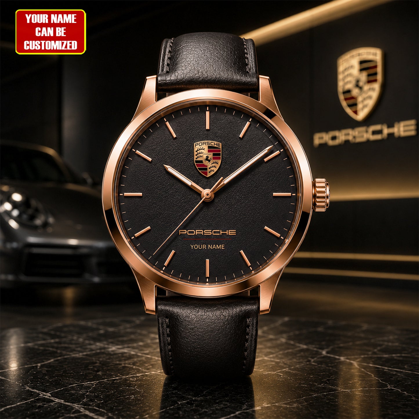 Personalized Pors Louboutin Leather Watch