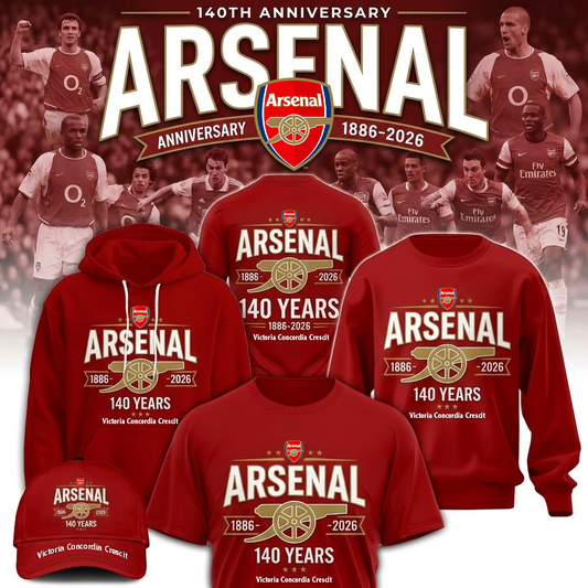 Personalized Arsenal 140th Anniversary Collection Shirt