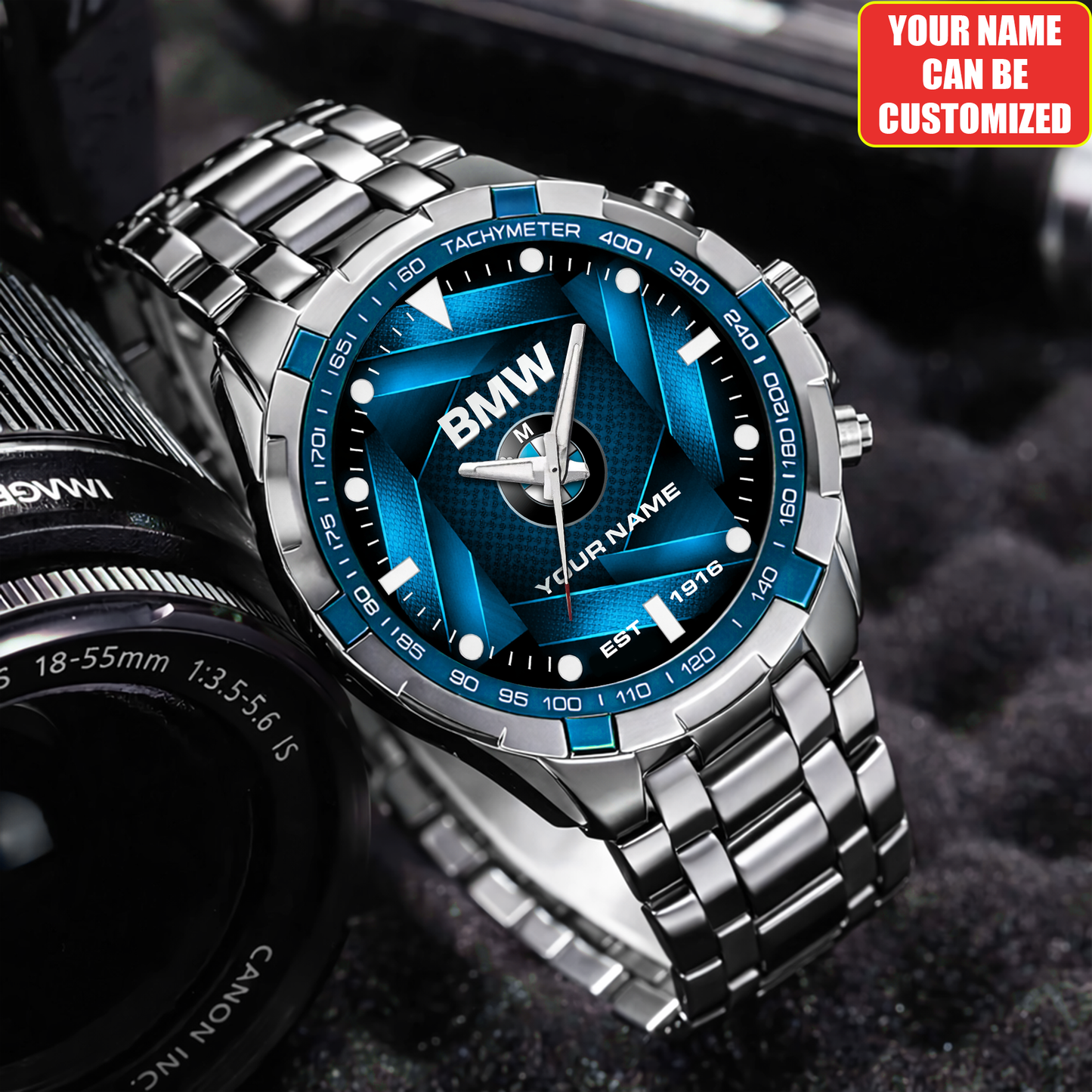 Personalized BW EST 1916 Alloy Quartz Watch