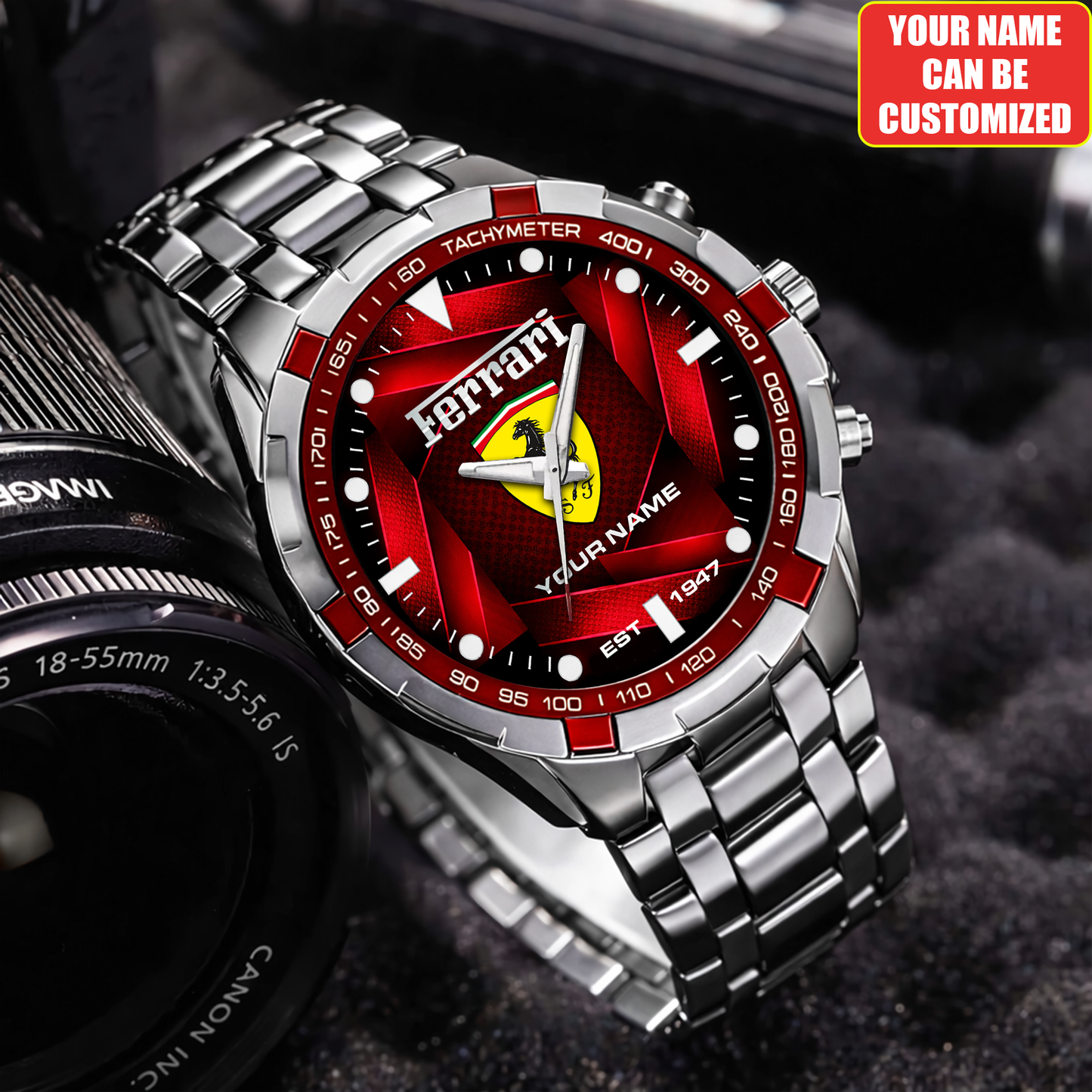 Personalized FRR EST 1947 Alloy Quartz Watch