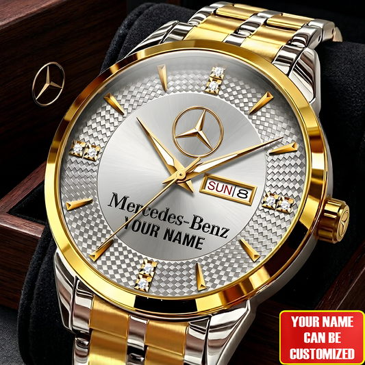 Mercedes Custom Name Luxury Quartz Men Watch