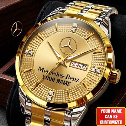 Mercedes Custom Name Luxury Quartz Men Watch