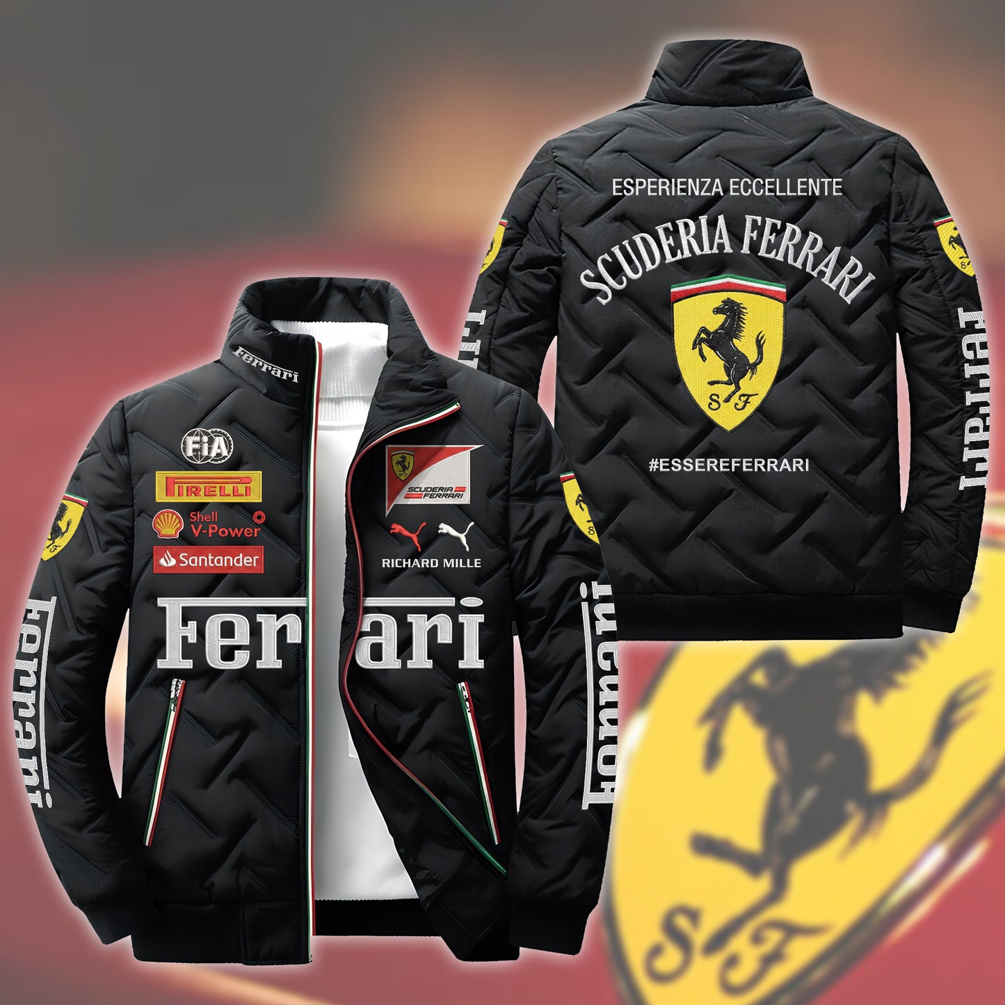 Personalized FR Racing Puffer Jacket V2