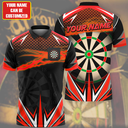 Personalized Name Darts Team All Over Printed Unisex Shirt Red Version P050402