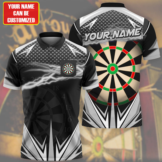 Personalized Name Darts Team All Over Printed Unisex Shirt Silver Version P050402