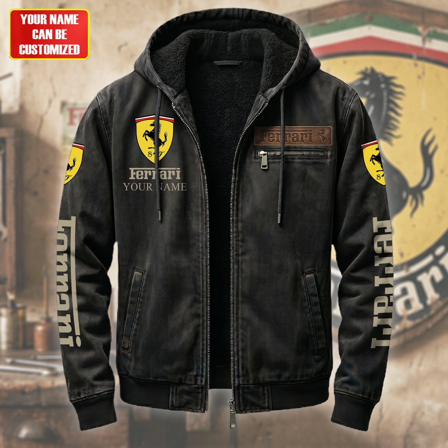 Personalized Fr Fur lining Paddle Jacket