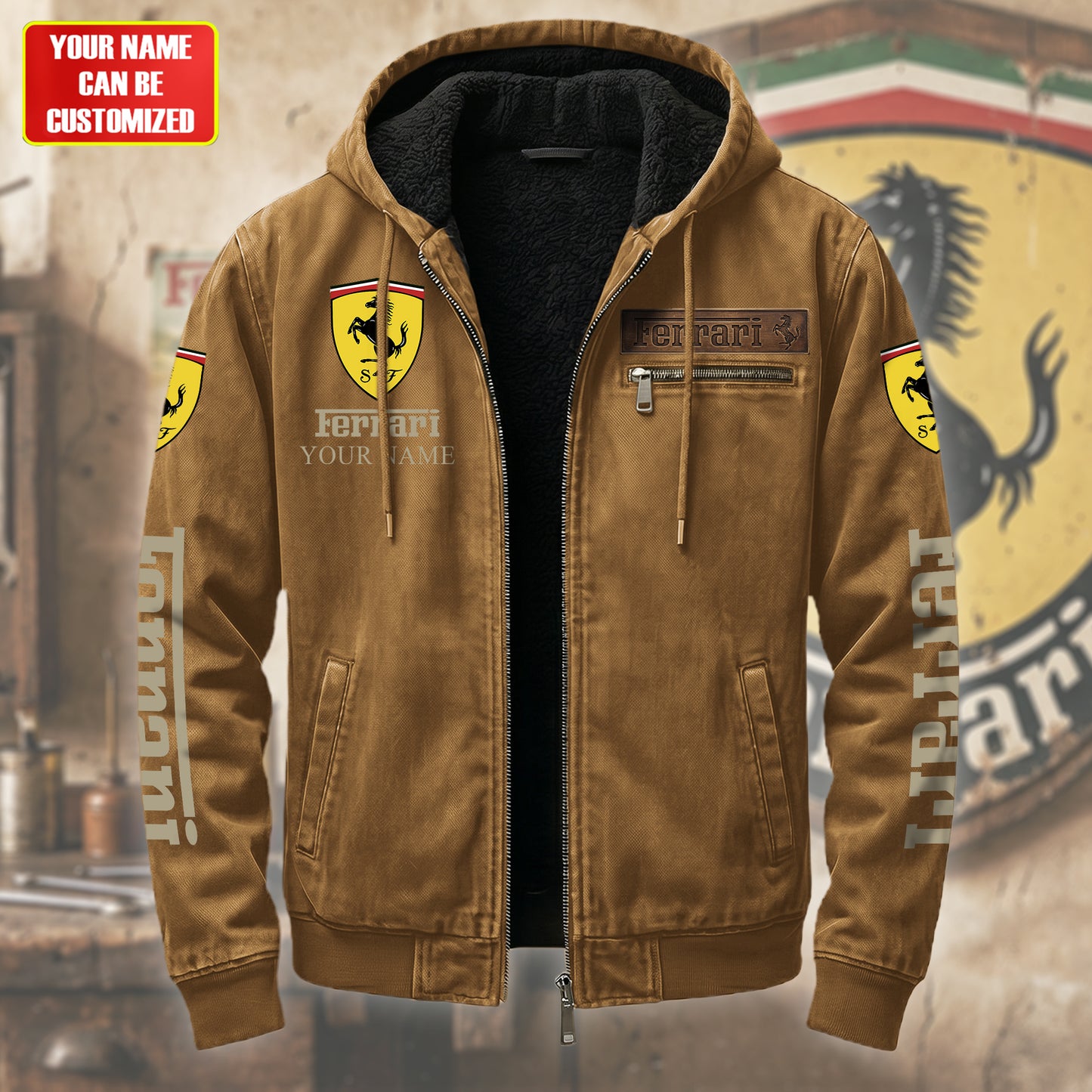 Personalized Fr Fur lining Paddle Jacket