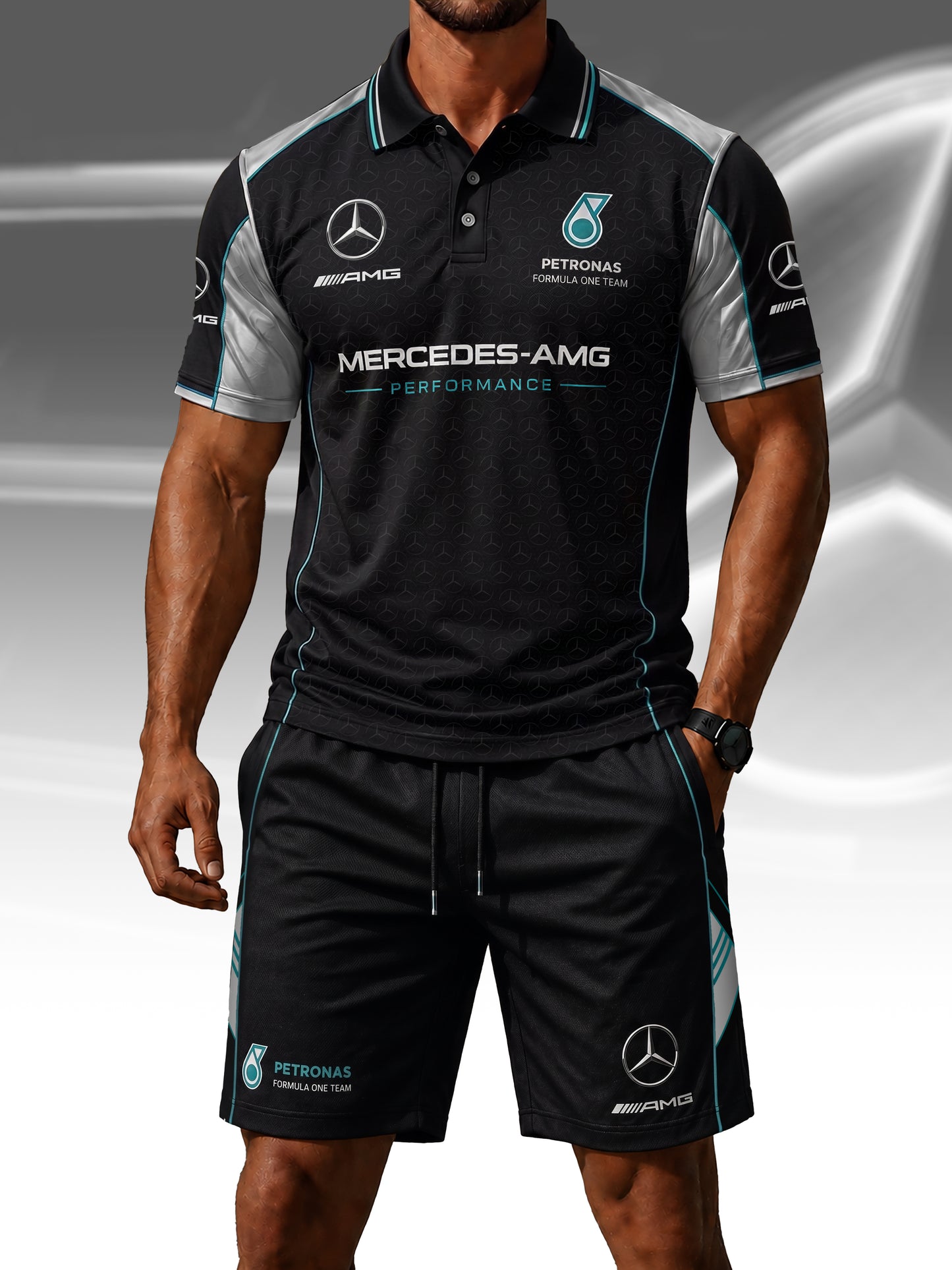 Personalized Merc Amg Petronas 2026 All Over Printed Shirt