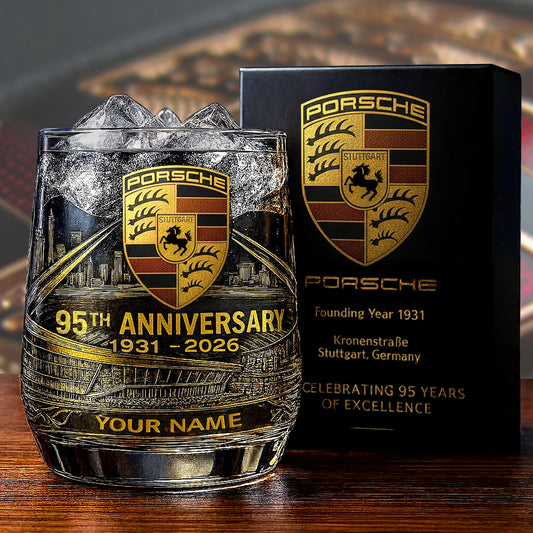 Personalized Pors 95 Years Anniversary Whisky , Pors Whiskey Glass , Holiday Gifts