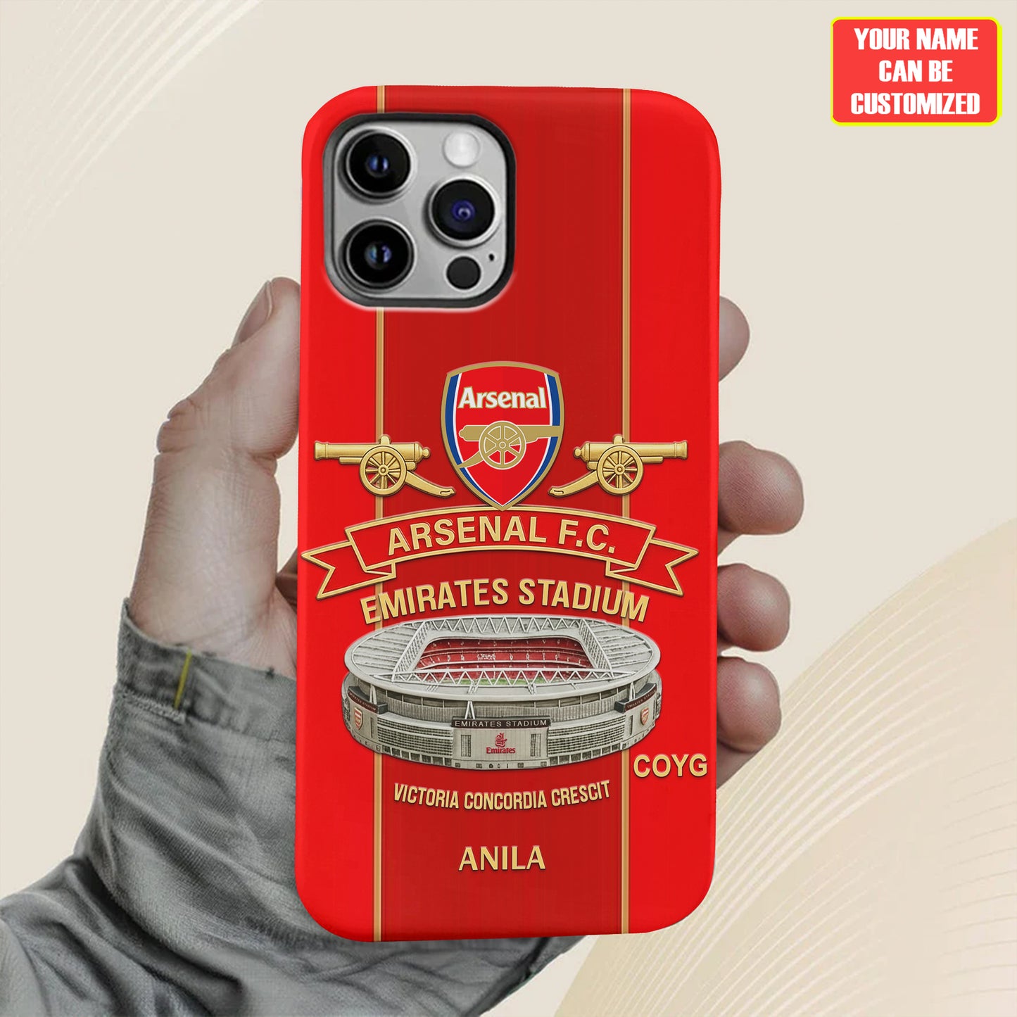 Ars Stadium - Personalized Arsenal Full Print Phone Case