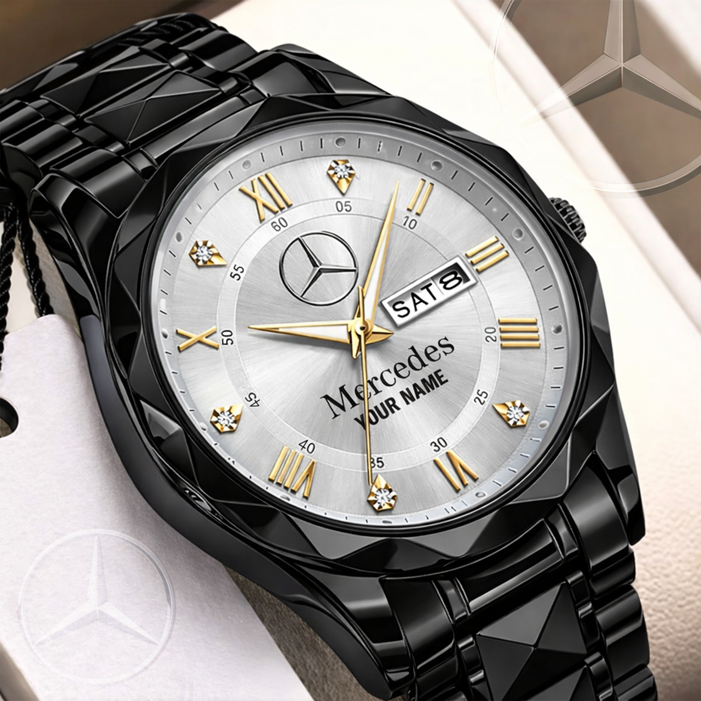 Personalized Merc Meurbon Luxury Charley Watch
