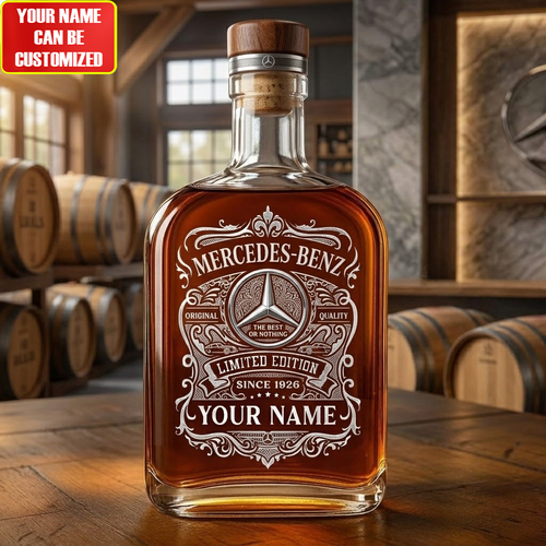 Personalized Merc Quality Wine Glass Bottle - Mother's Day Father's Day Gift