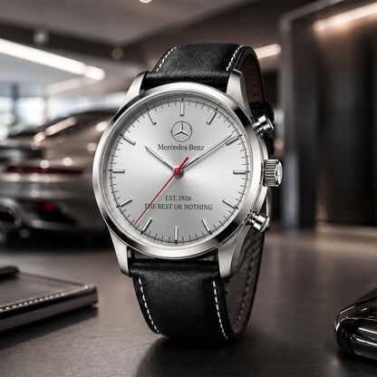Personalized Merc Heritage 1926 Leather Strap Watch