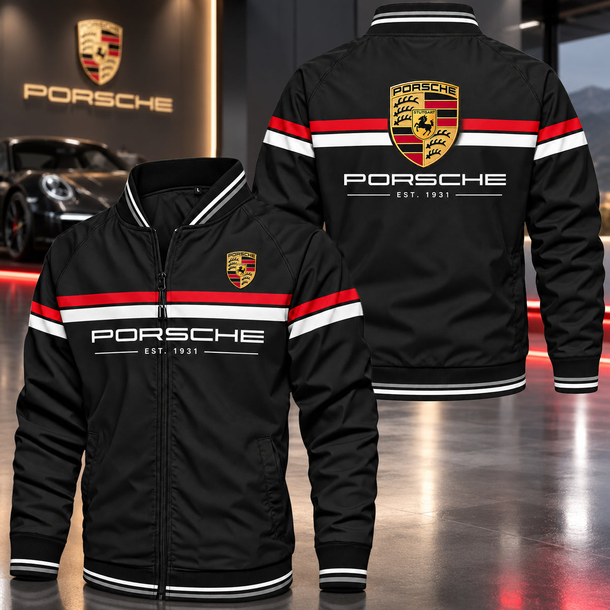 Personalized Pors 2026 Windbreaker Casual Jacket