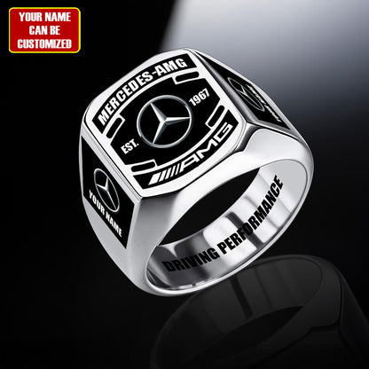 Merc Custom Name Classic Design Ring