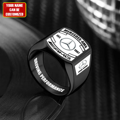 Merc Custom Name Classic Design Ring