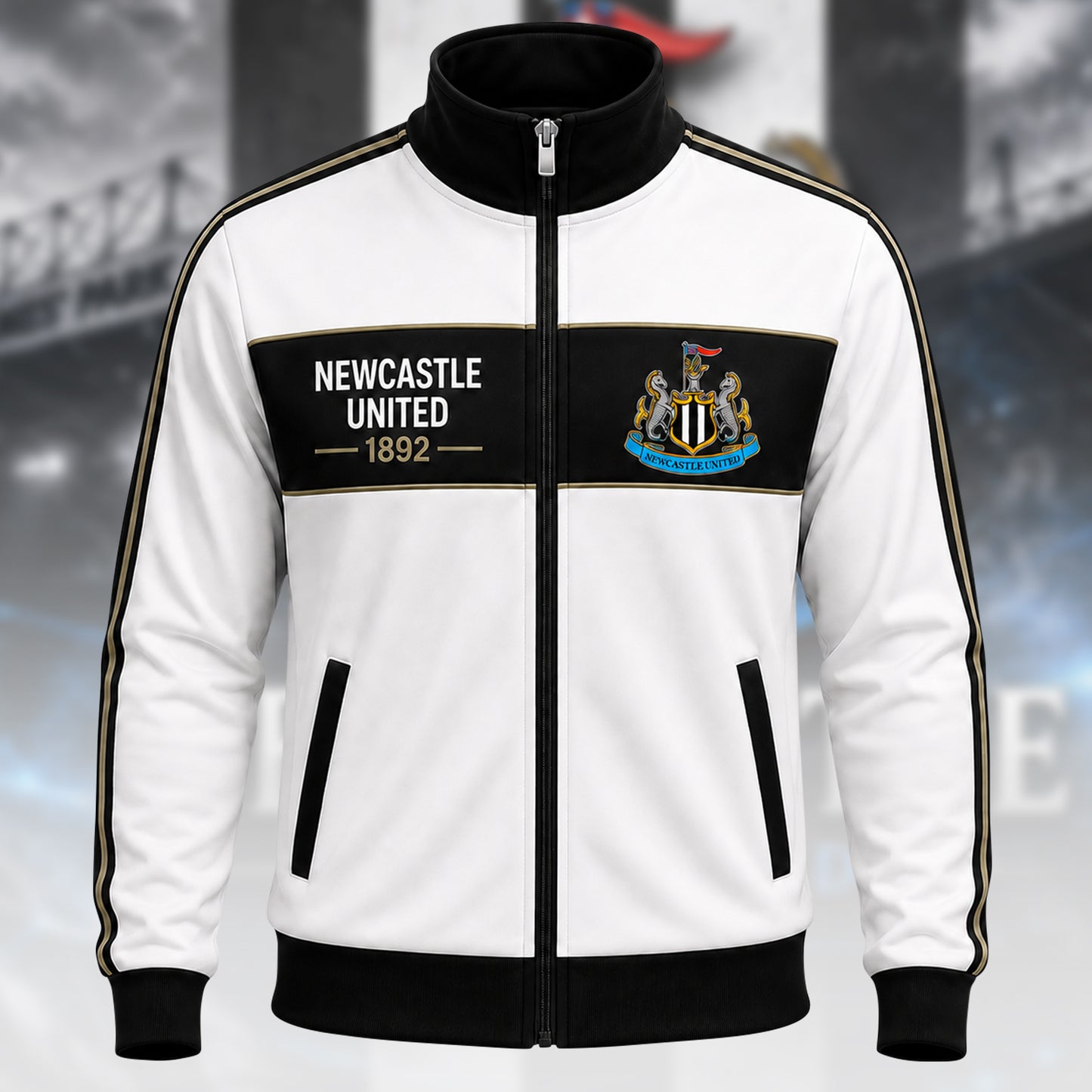 Personalized Newcastle 2026 Stand Collar Jacket
