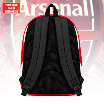 Arsenal 2026 Emirates Backpack with Custom Name – Gift for Arsenal Fans