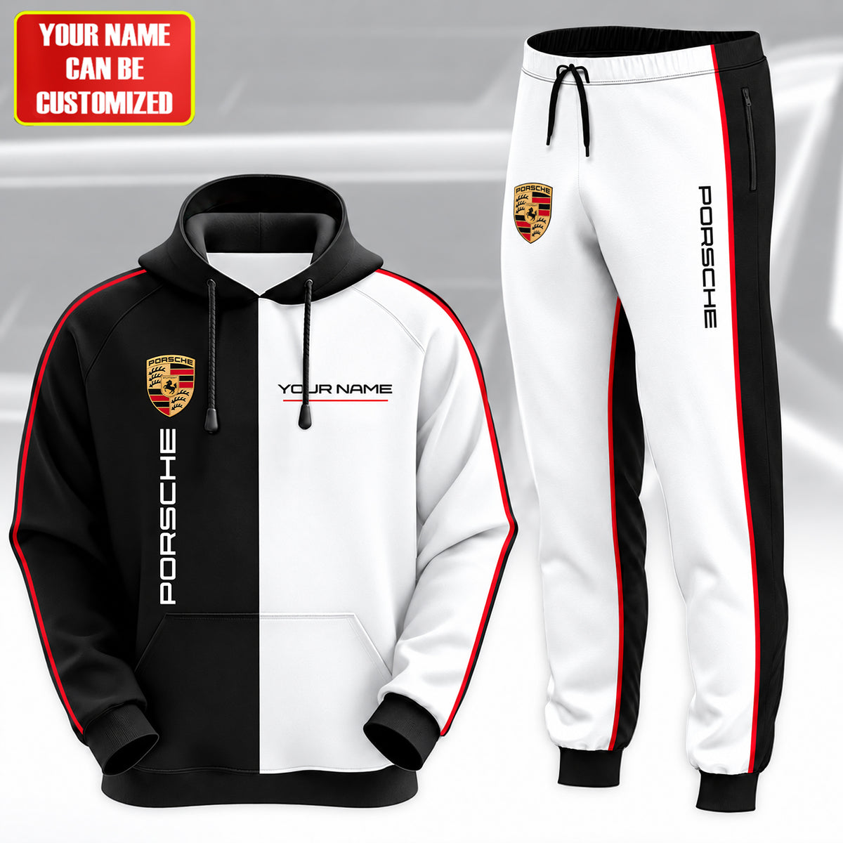 Personalized Pors Urban 2026 Hoodie and Sweatpants set