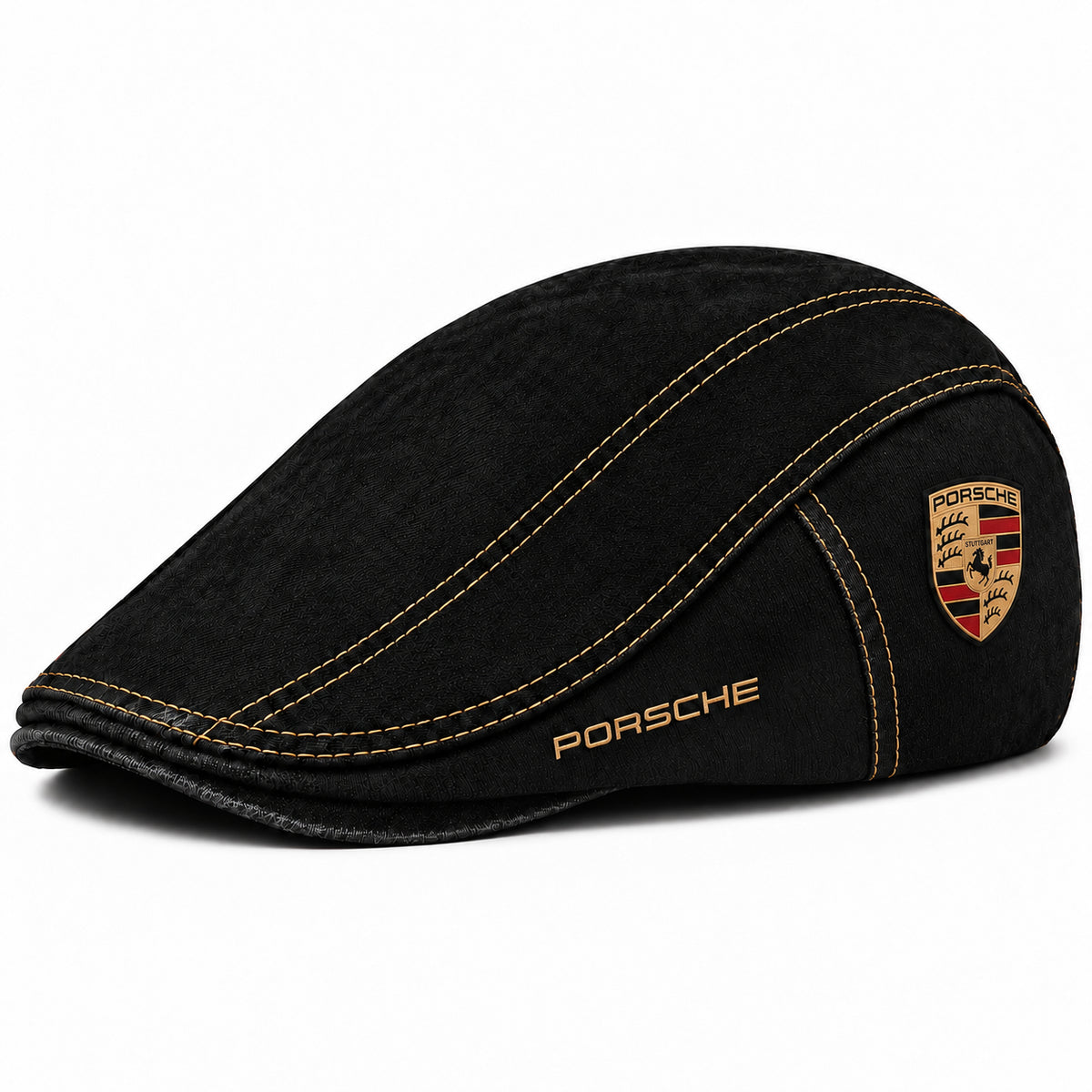 Pors Alfred Warren Denim Ivy Cap, Flat Cap