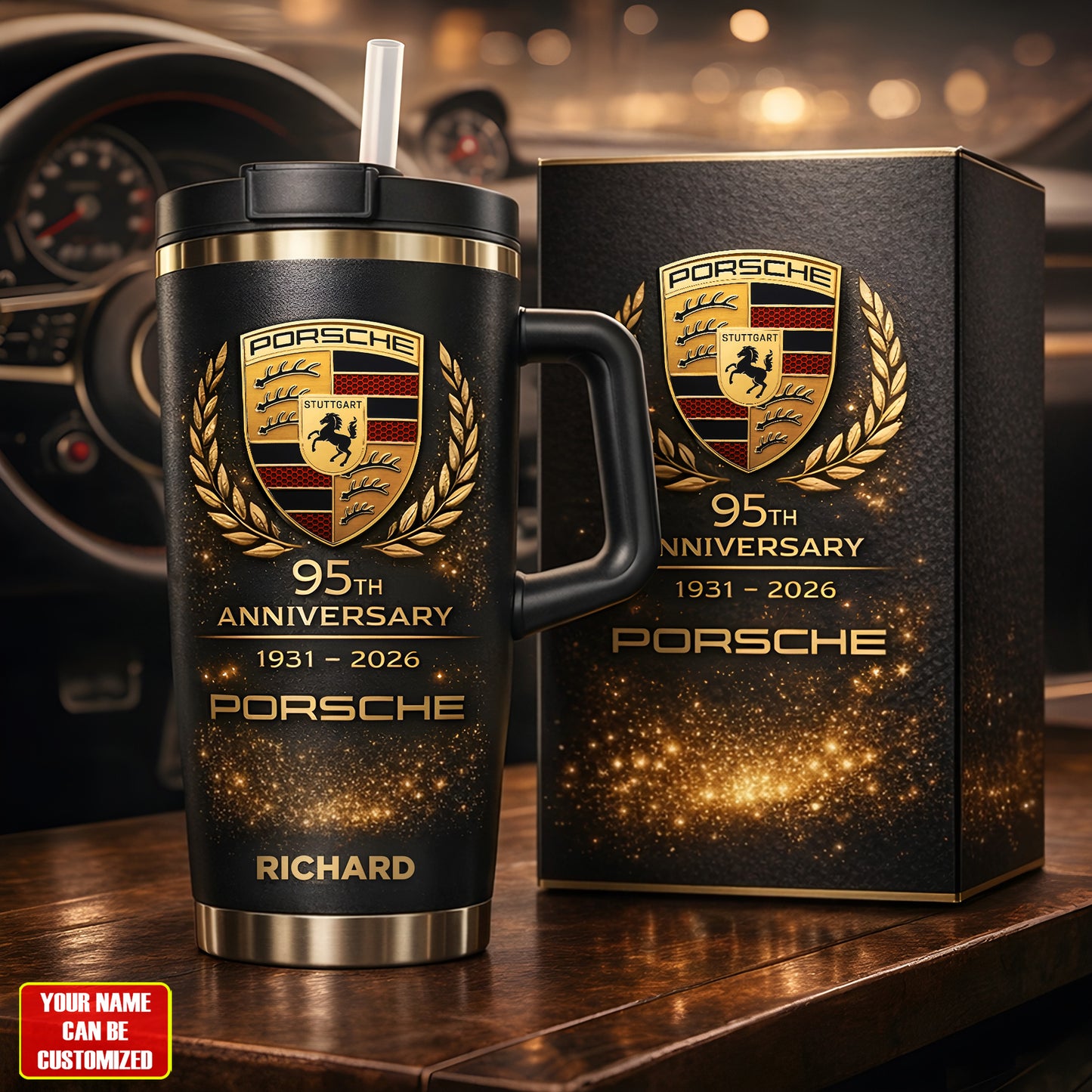 Pors 95th Anniversary insulated tumbler 30oz 40oz