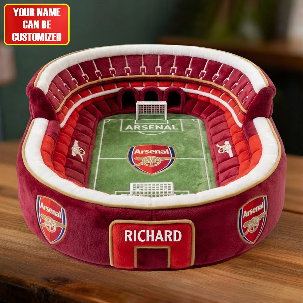 Arsenal Stadium Pillow - Personalized Gift For Fans , Decor customized Gift