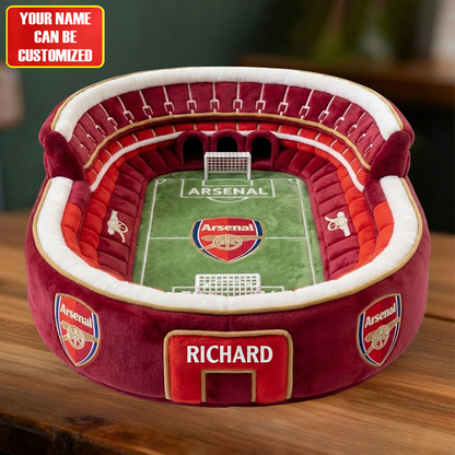 Arsenal Stadium Pillow - Personalized Gift For Fans , Decor customized Gift