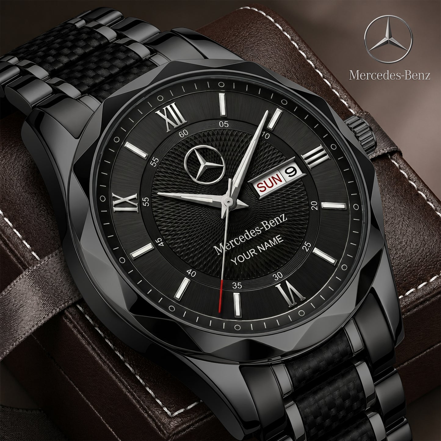 Personalized Merc Automotive Alloy Charley Watch