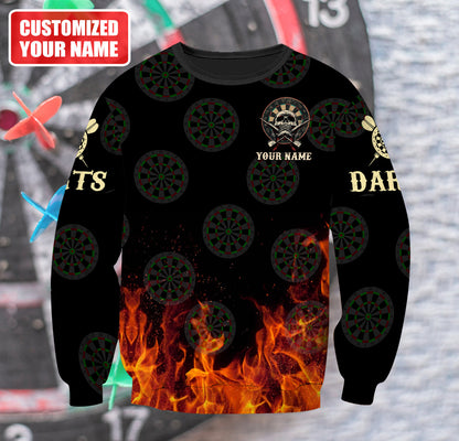 Personalized Name Darts All Over Printed Unisex Shirt - LP62 P080605