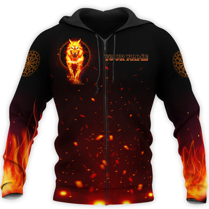Personalized Name Darts Wolf All Over Printed Unisex Shirt - LP63 P080606
