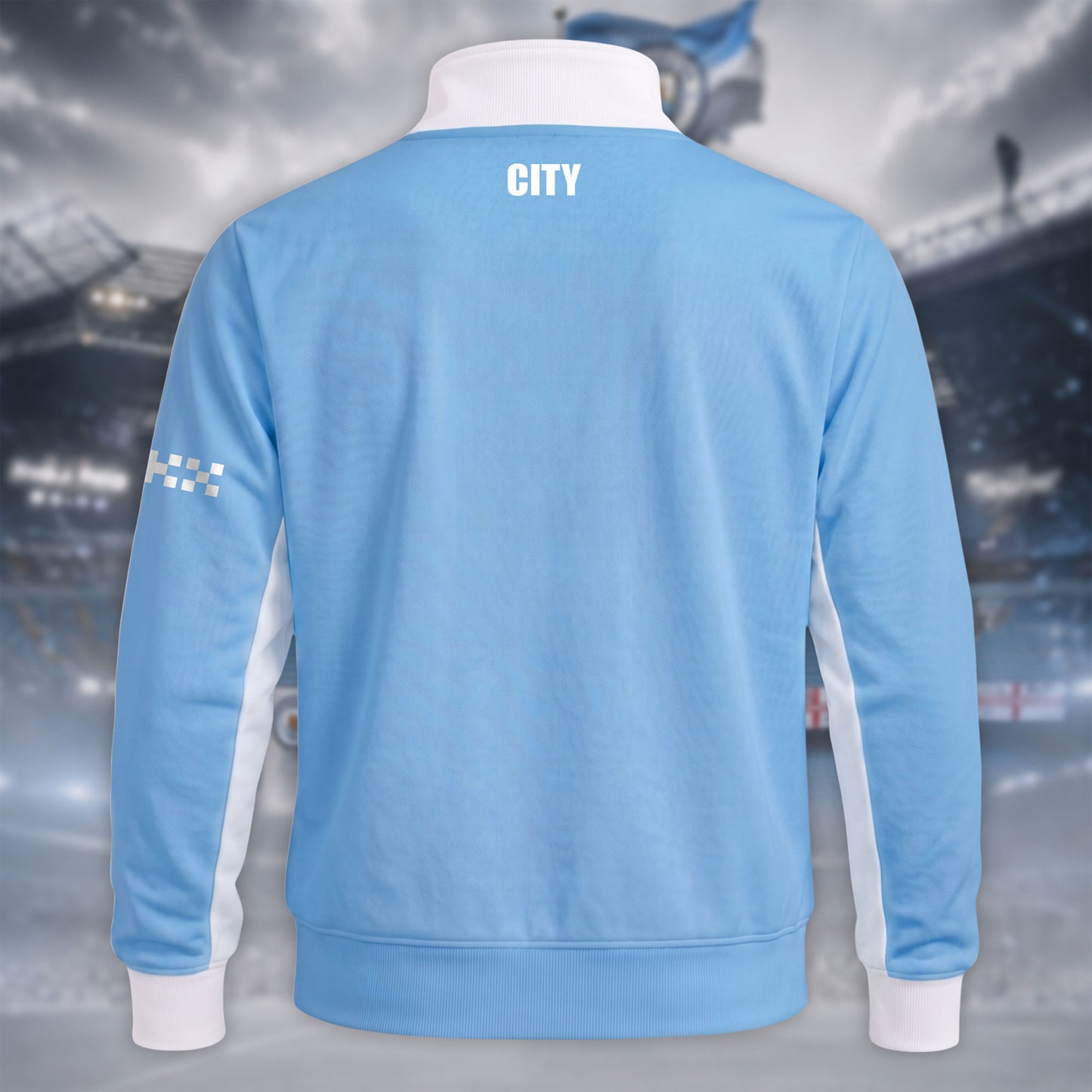 Personalized Man City 26/27 Zipper Stand Collar Jacket