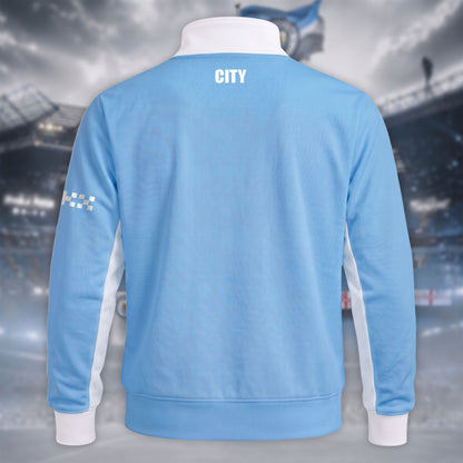 Personalized Man City 26/27 Zipper Stand Collar Jacket