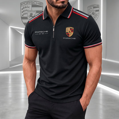 Personalized Pors Modern Zipper Polo ,T-shirt, Hoodie , Short , Polo , hawaii