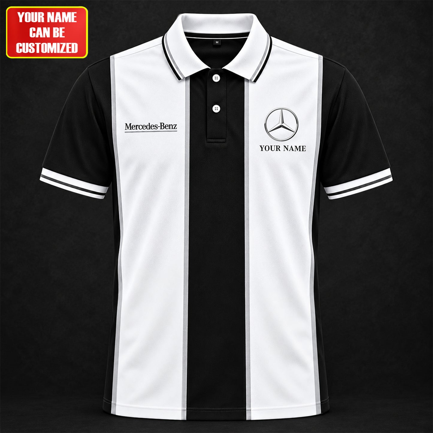 Personalized Merc Stripe Edition Polo Shirt