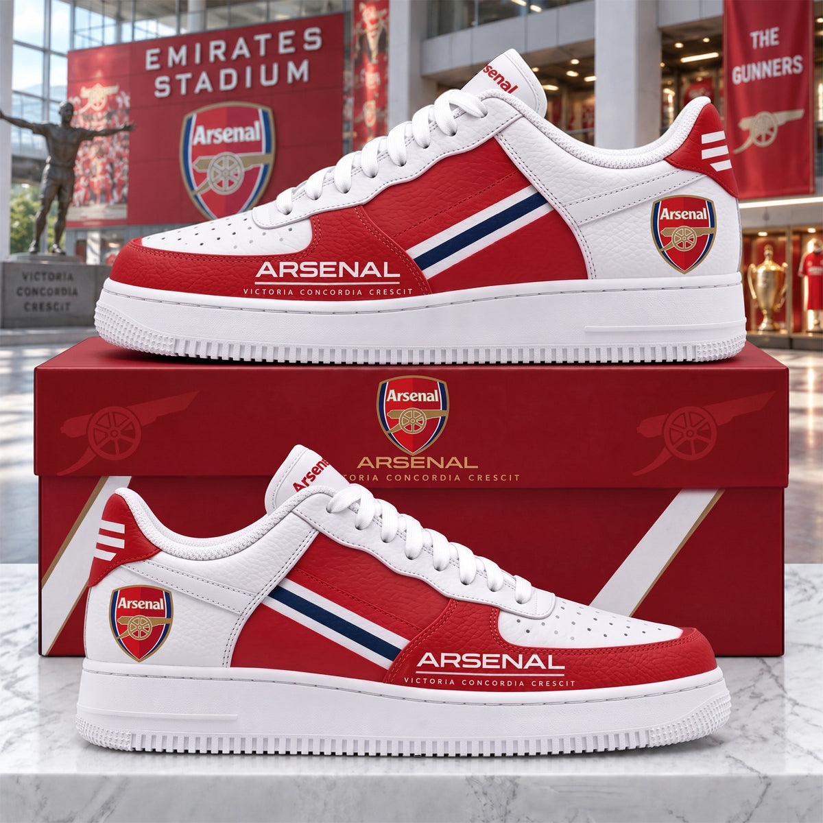 Arsenal FC 2026 AF1 Custom Sneaker