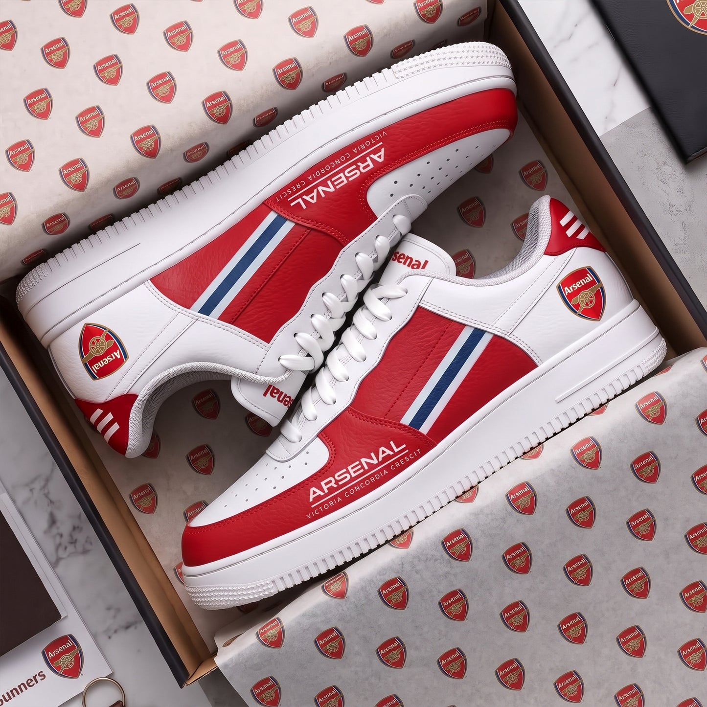 Arsenal FC 2026 AF1 Custom Sneaker