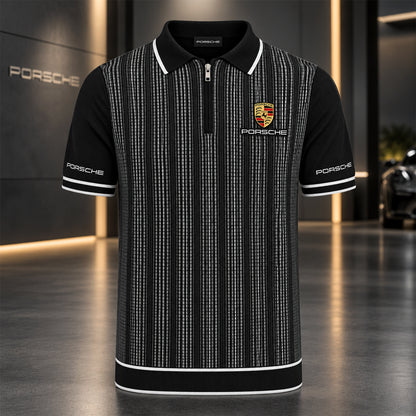 Pors 2026 Mongtoghi Luxury Zip-Polo Shirt