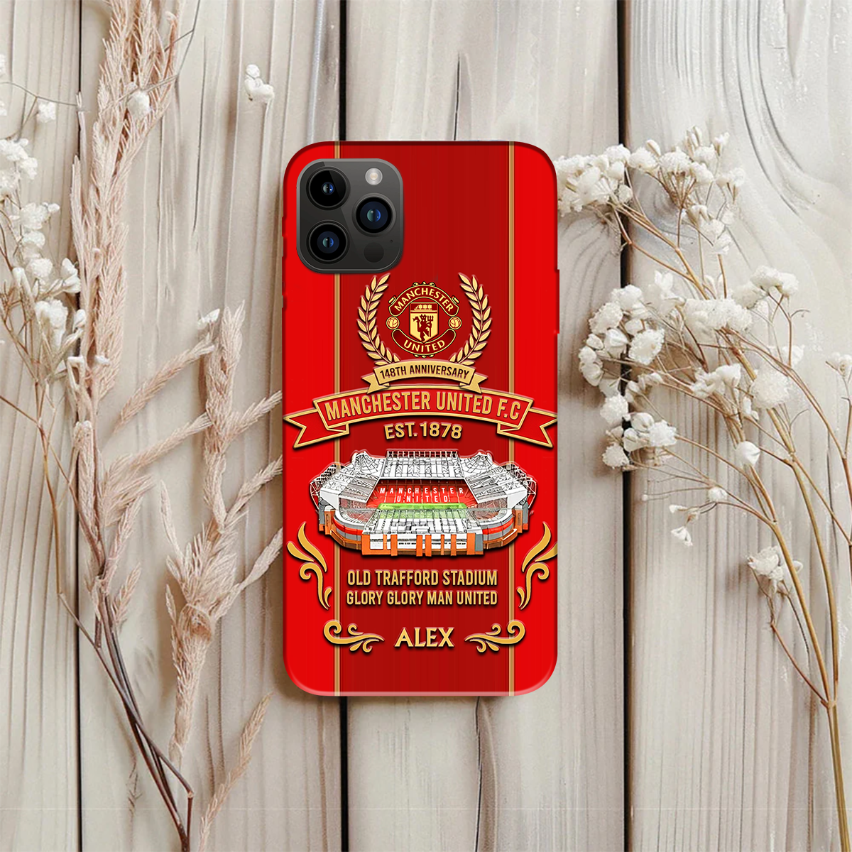 M.U Old trafford - Personalized M.U Full Print Phone Case