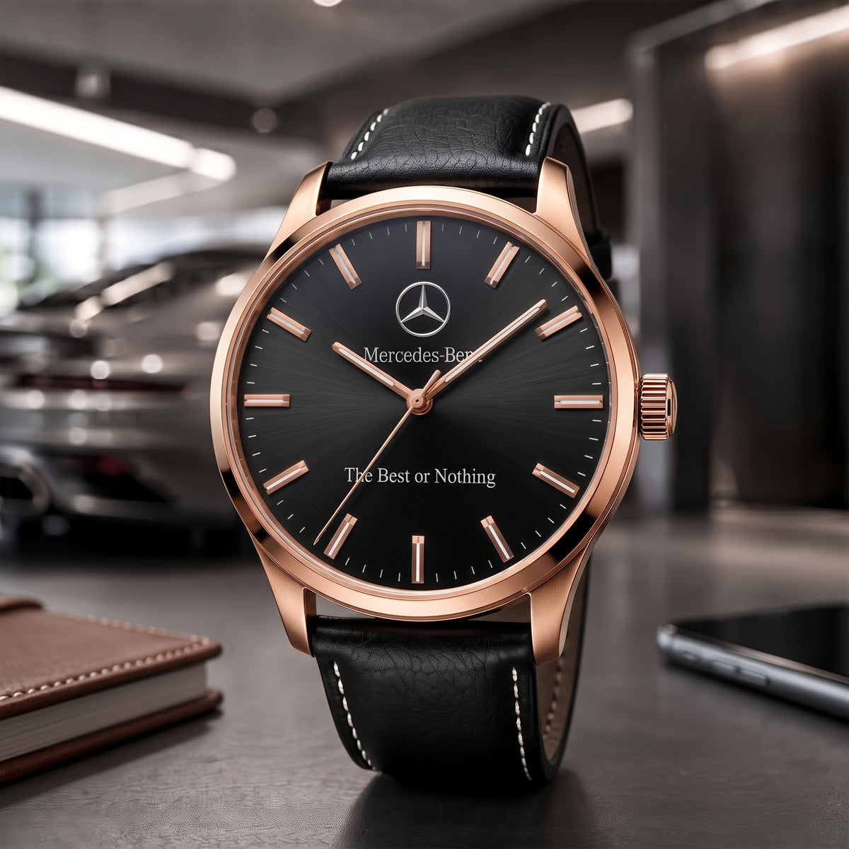 Personalized Merc Greatwall Luxury Leather Watch