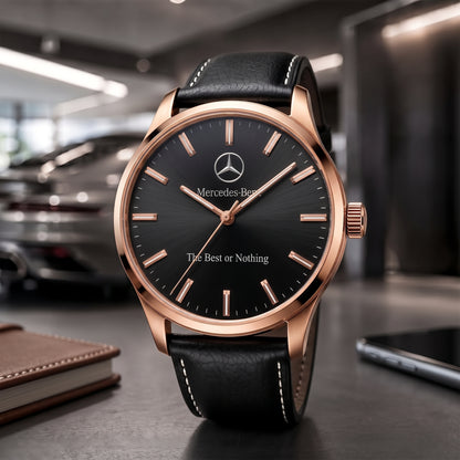 Personalized Merc Greatwall Luxury Leather Watch