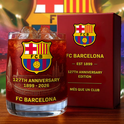 Barca 127th Anniversary Whisky , Whiskey Glass , Holiday Gift