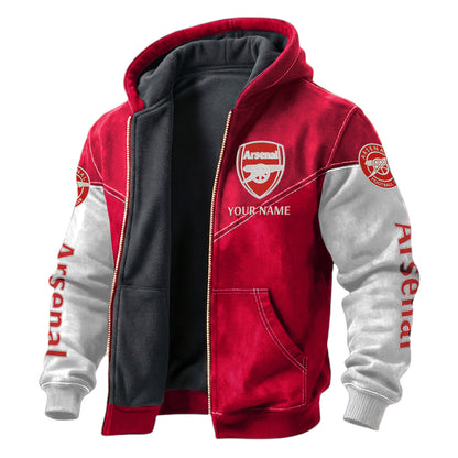 Personalized Arsenal Fleece inside Jacket
