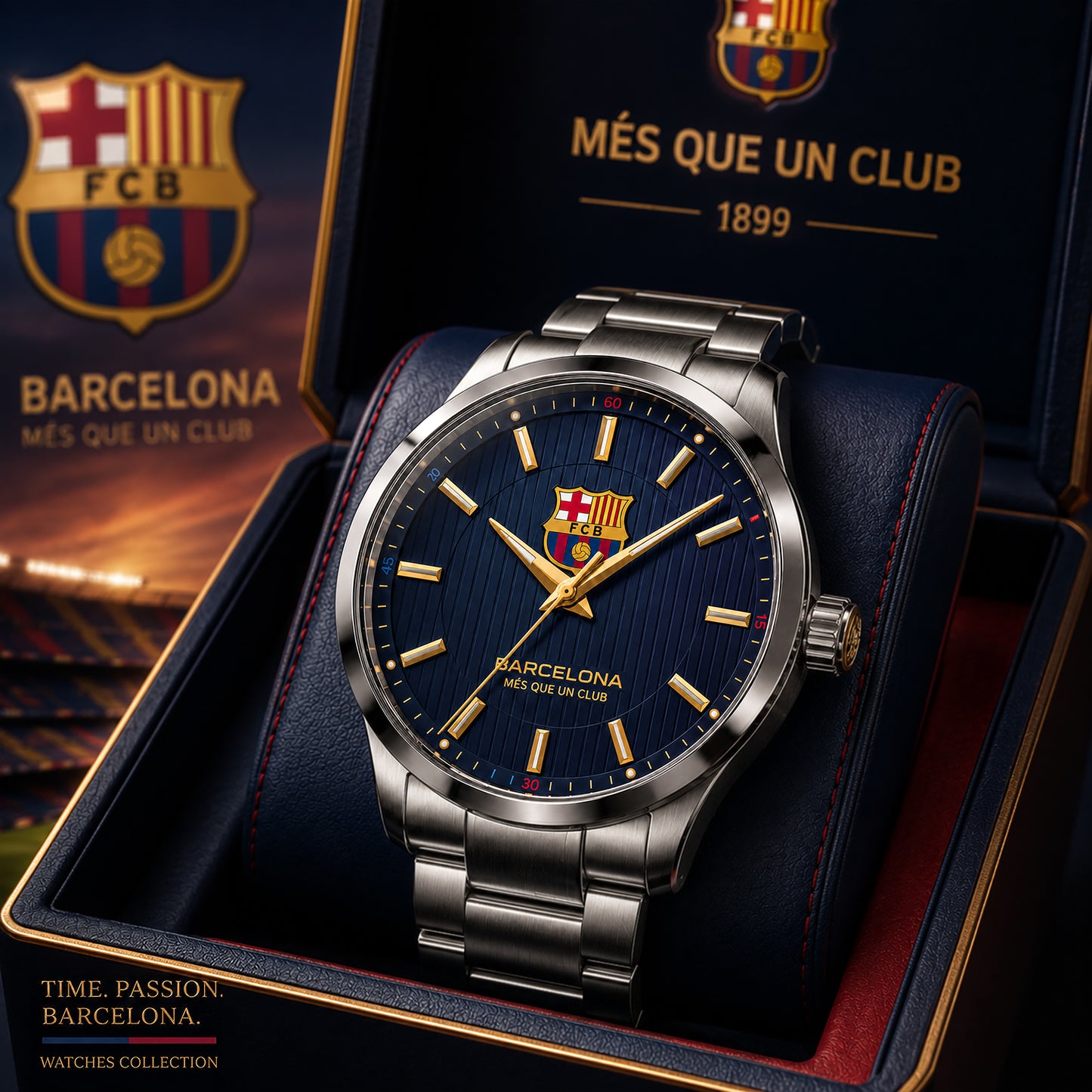 Barcelona FC Est.1899 Alloy Quartz Watch