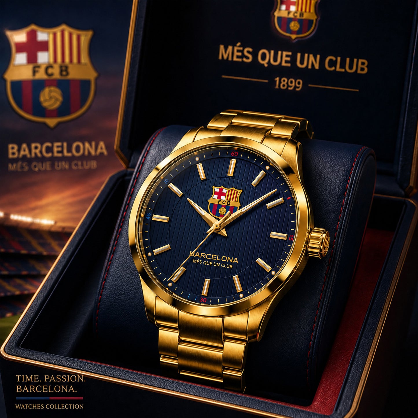 Barcelona FC Est.1899 Alloy Quartz Watch