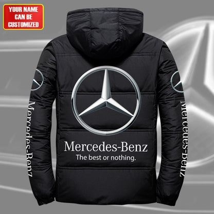 Personalized Merc Puffer Jacket With Hood