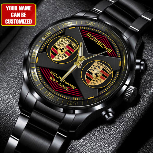 Personalized Pors Luxury Stainless Steel Watch